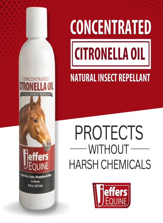 Jeffers Equine Citronella Oil - 8 oz 100% Pure Natural Essential Oil for Horses - Horse Shampoo Additive & Grooming Aid - Fresh Citrus Aroma - Safe, Eco Friendly, Non-Toxic Formula - Image 3